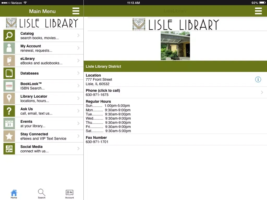 LisleLibrary iPad  স্ক্রিনশট