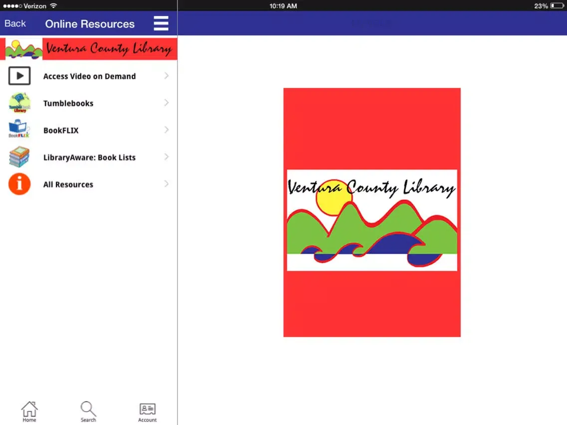 My VCLib iPad  سکرین شاٹس