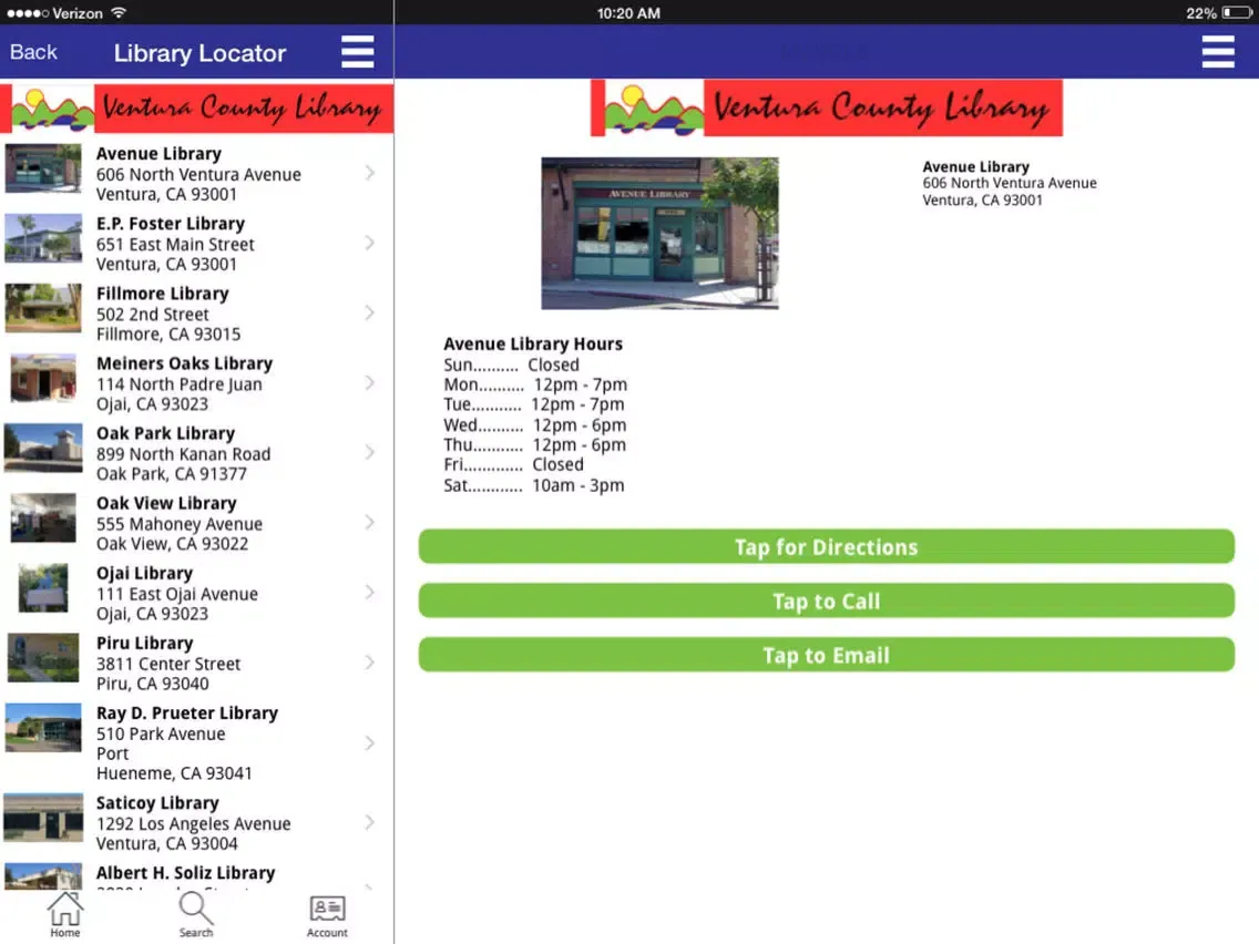 My VCLib iPad  سکرین شاٹس
