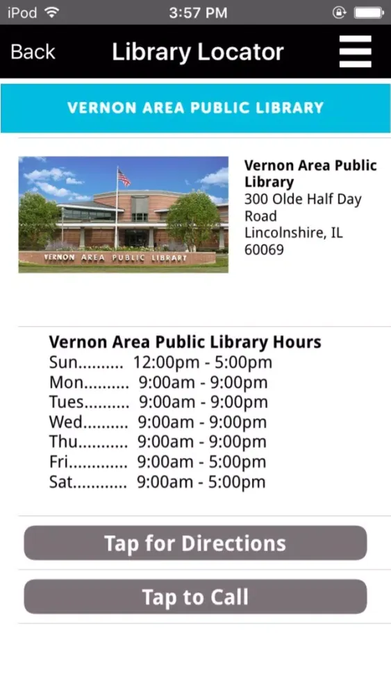 Vernon Area Library Mobile Screenshots
