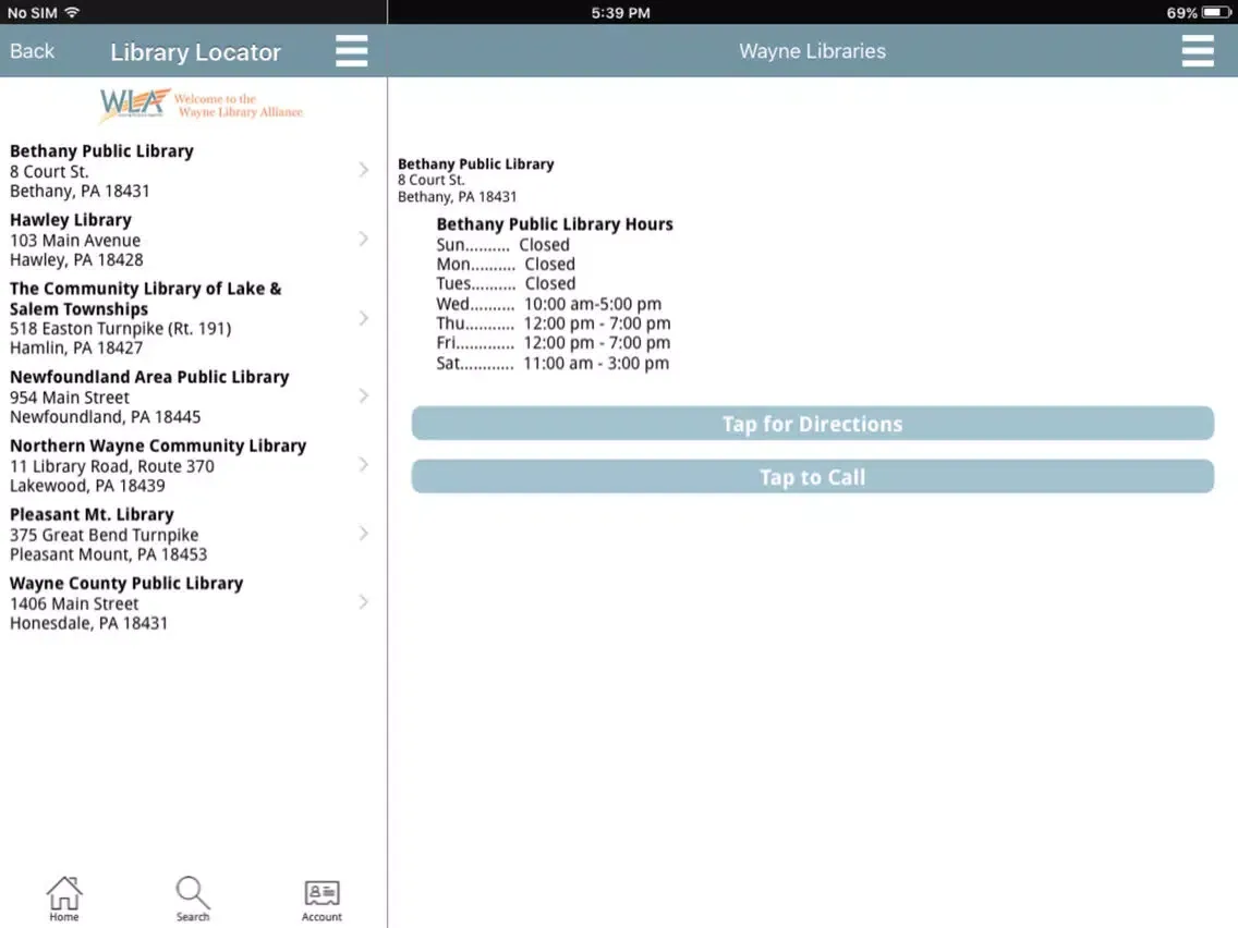 Wayne Libraries iPad 应用截图