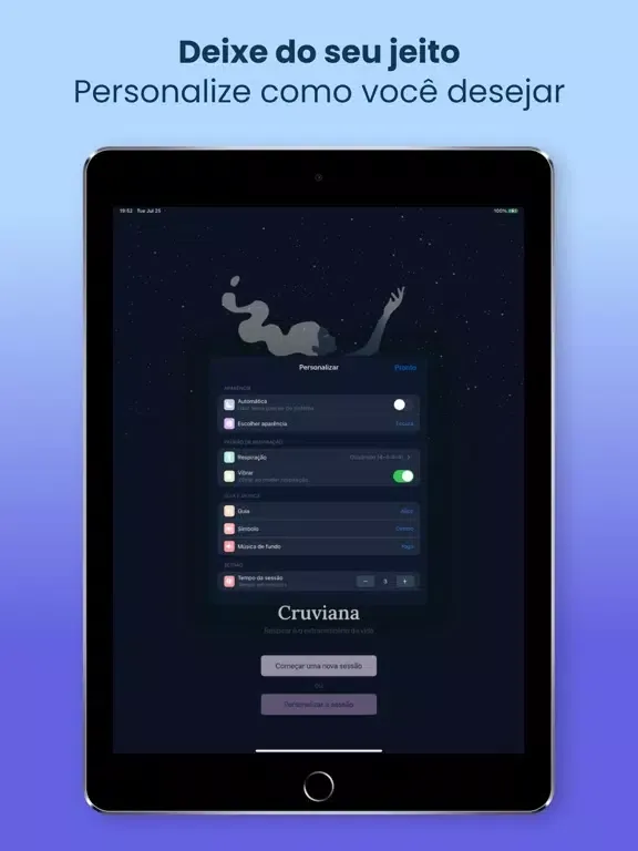 Cruviana - Respire e relaxe iPad 應用截圖