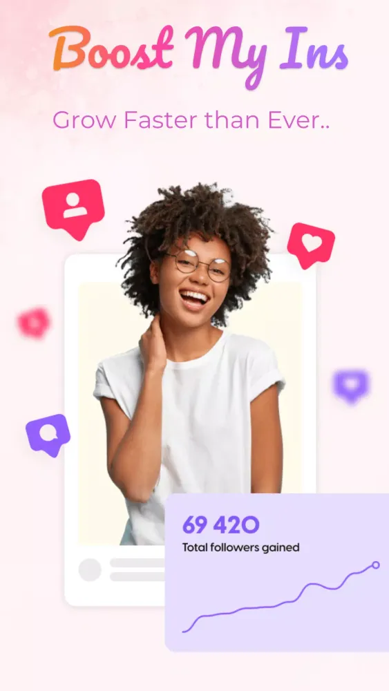 Captures d'écran de Boost My Ins Followers