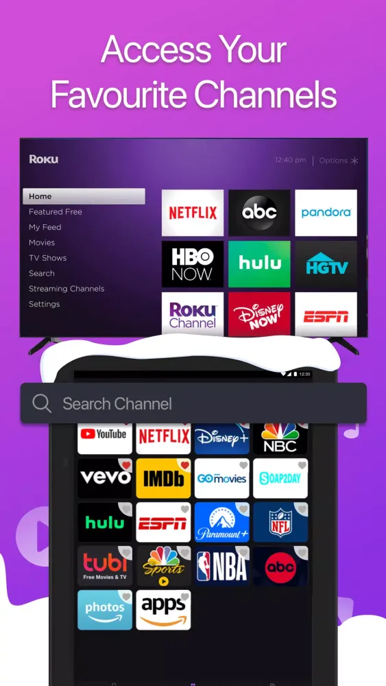 Remote for Roku TV & Roku Stick Screenshots