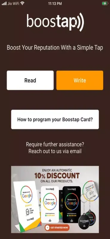 Скриншоты Boostap NFC Tool