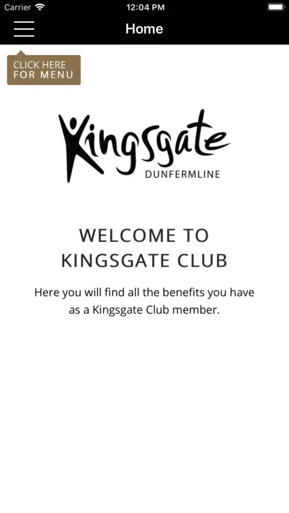 Capturas de tela do Kingsgate Club