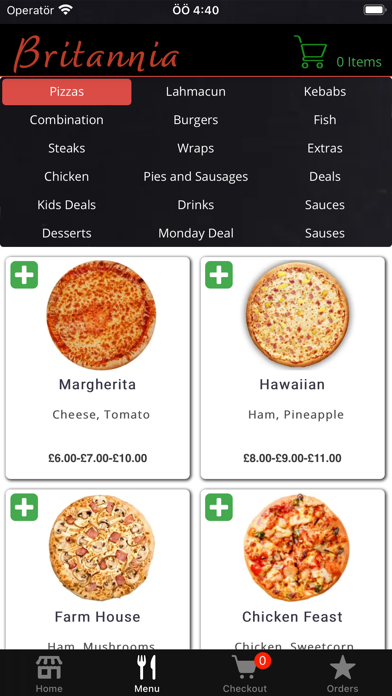 Britannia Kebab Pizza应用截图