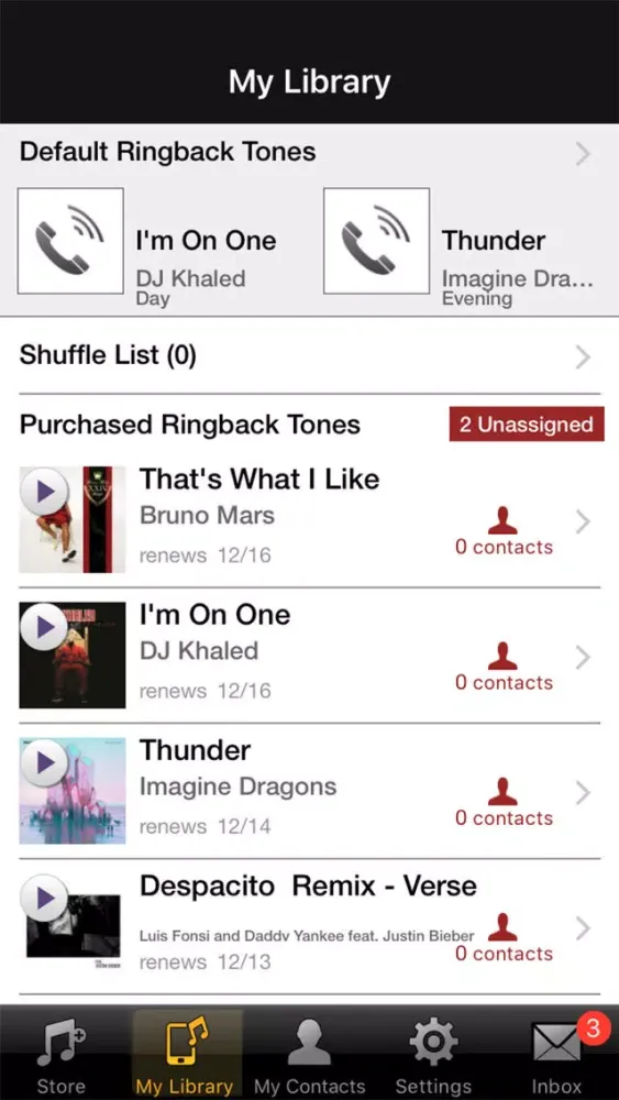 Boost Mobile Ringback Tone Store Screenshots