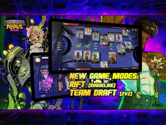 Urban Rivals iPad  Screenshots