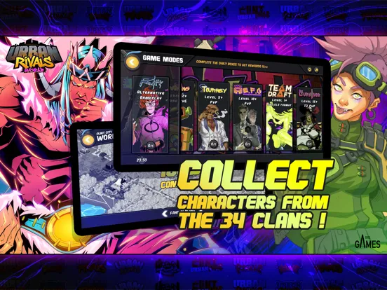 Urban Rivals iPad  Screenshots