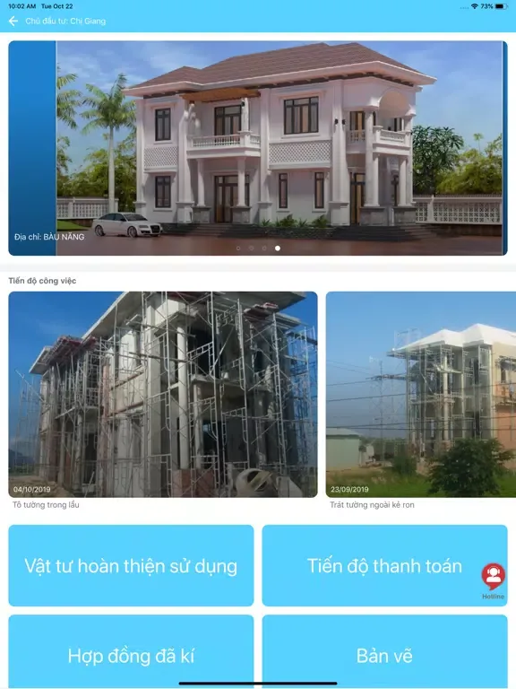 Captures d'écran de Nhà thầu Chấn Văn iPad 