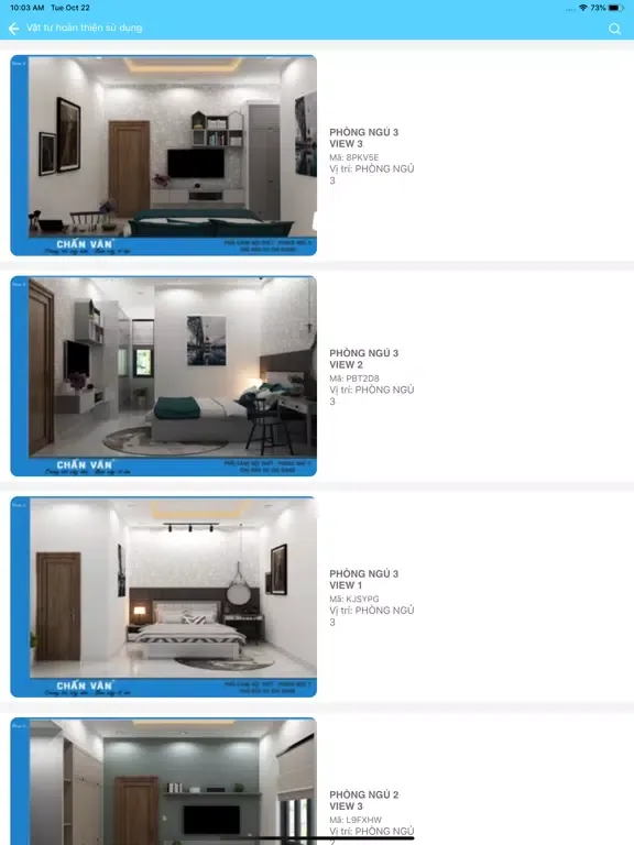 Captures d'écran de Nhà thầu Chấn Văn iPad 