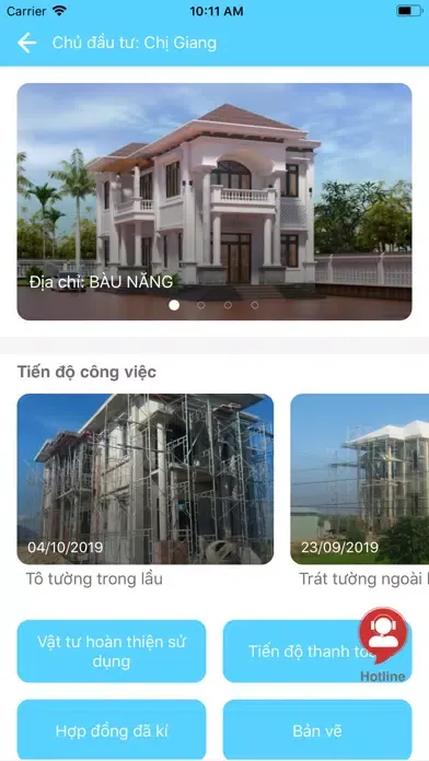 Captures d'écran de Nhà thầu Chấn Văn