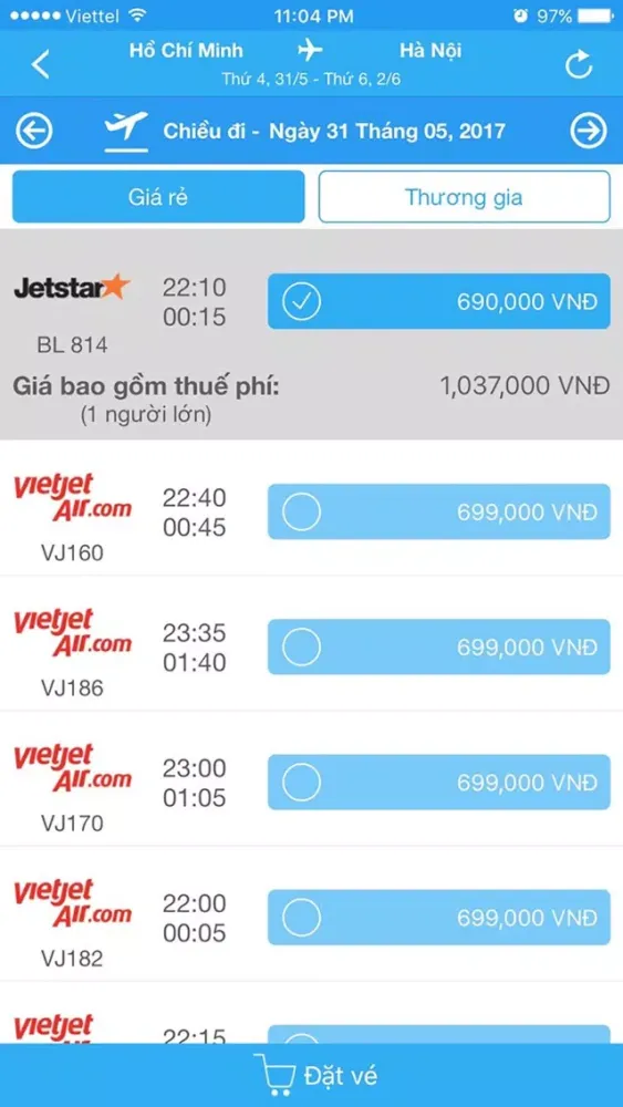 JoFly, Vé máy bay giá rẻ應用截圖