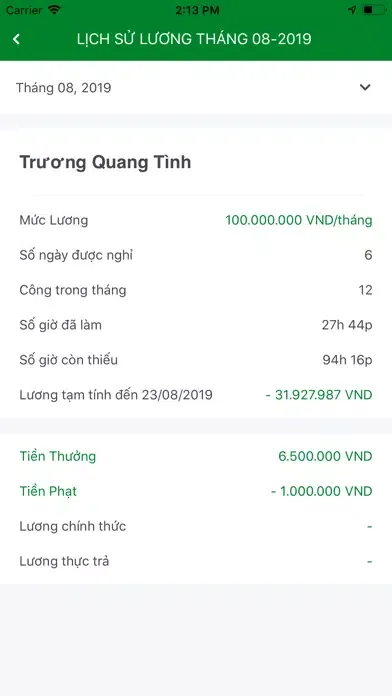 Chấm công HD应用截图