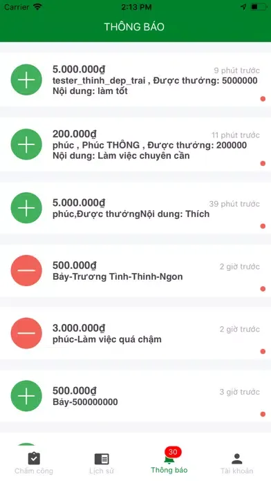 Chấm công HD应用截图