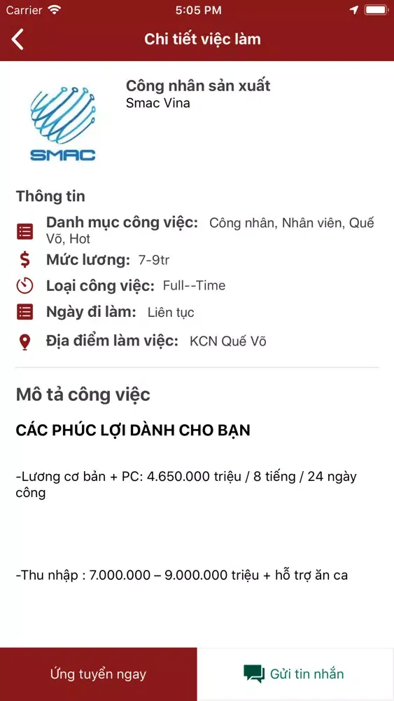 Việc làm Bắc Ninh Screenshots
