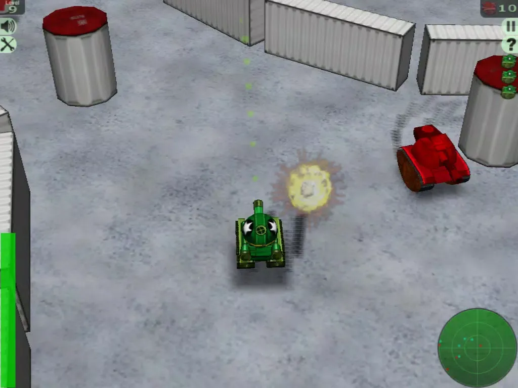 Screenshot di Crazy Tanks iPad 