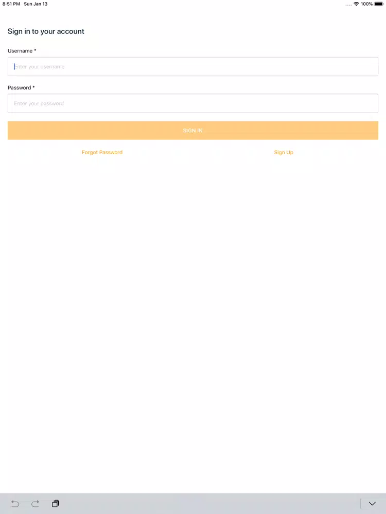 Tangkapan skrin bootcamp iPad 
