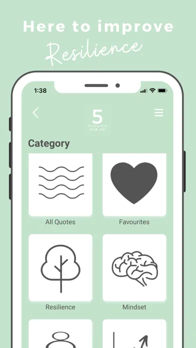 5 Minutes for Me: Mindset App Ekran Görüntüleri