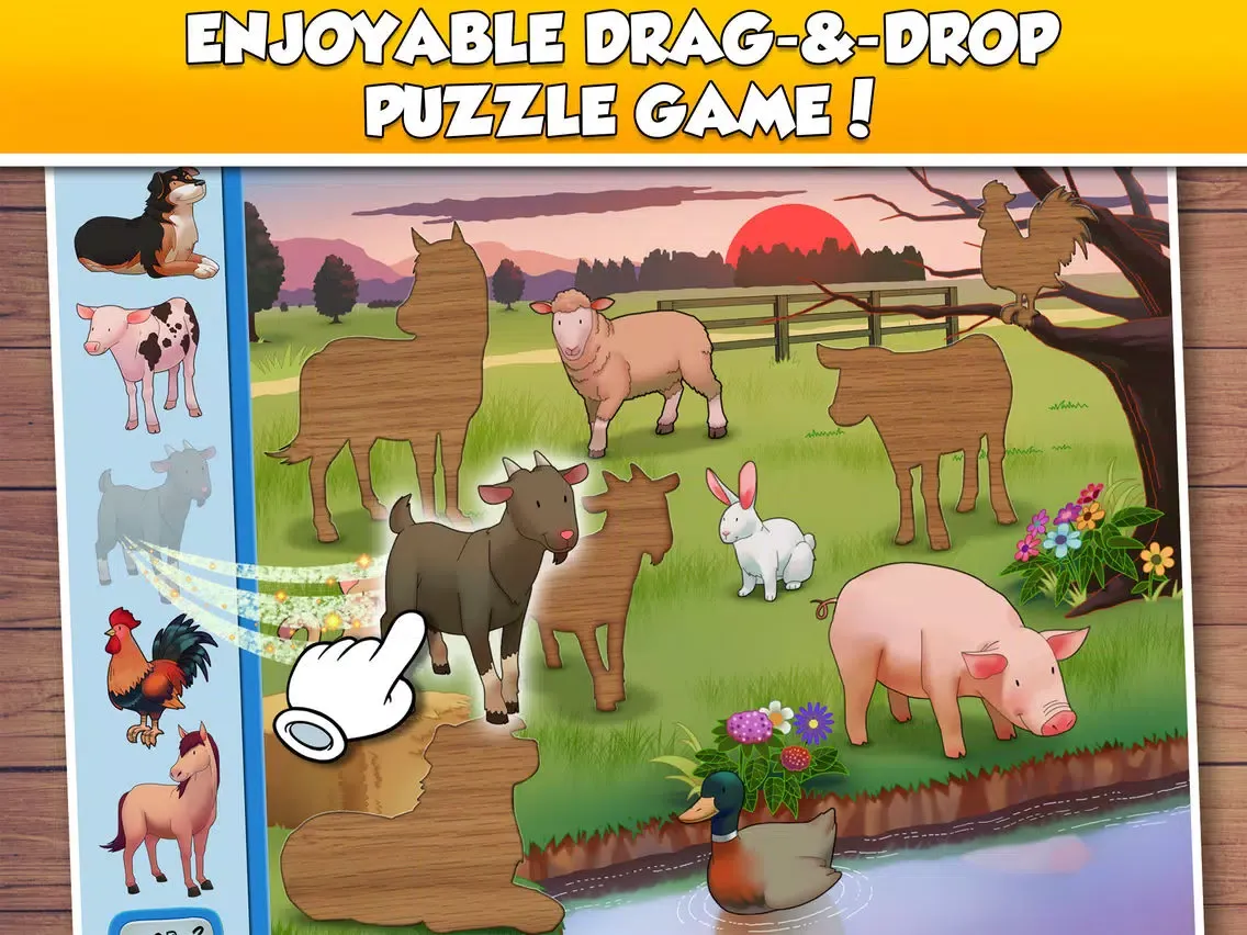 Ảnh chụp màn hình của Fun Puzzle: World Animals-Full iPad 