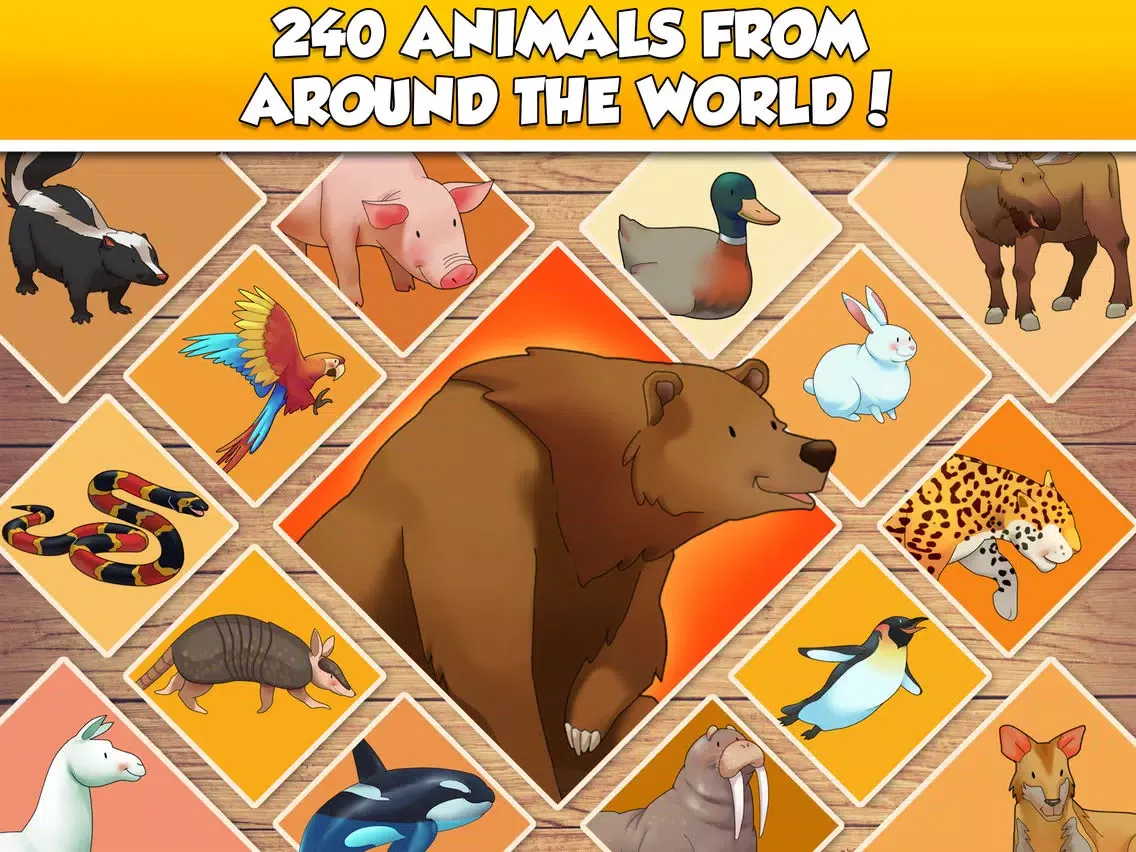 Ảnh chụp màn hình của Fun Puzzle: World Animals-Full iPad 