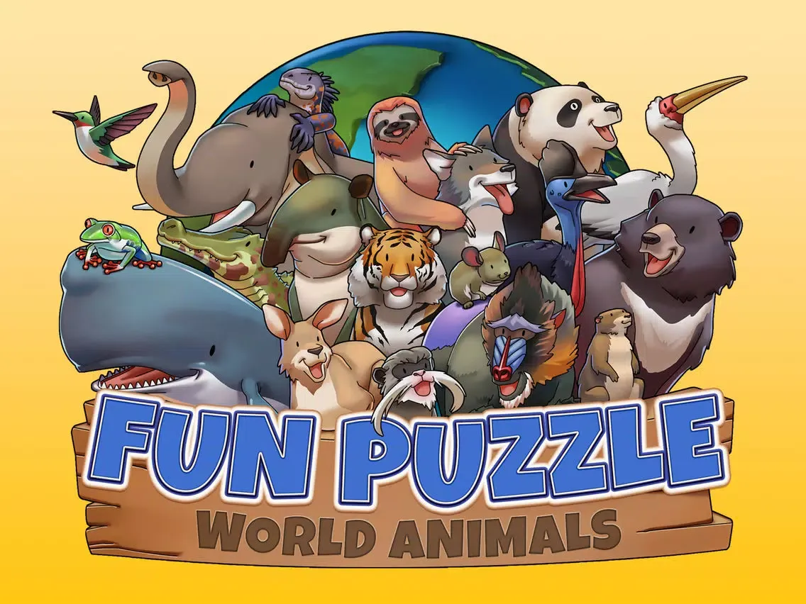 Ảnh chụp màn hình của Fun Puzzle: World Animals-Full iPad 