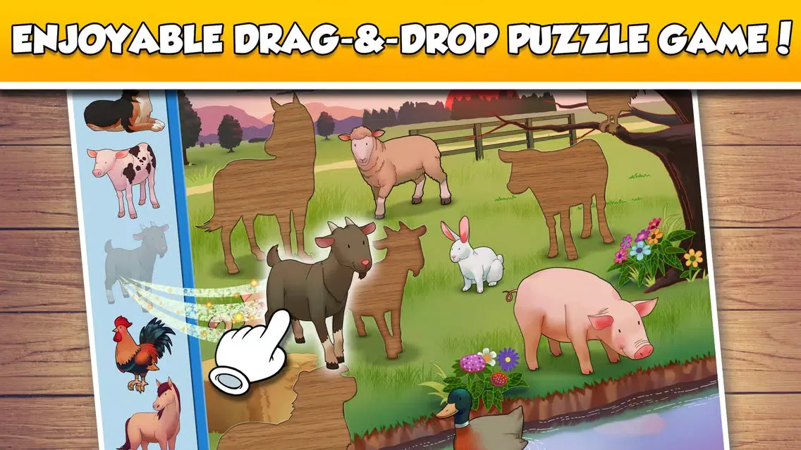 Ảnh chụp màn hình của Fun Puzzle: World Animals-Full