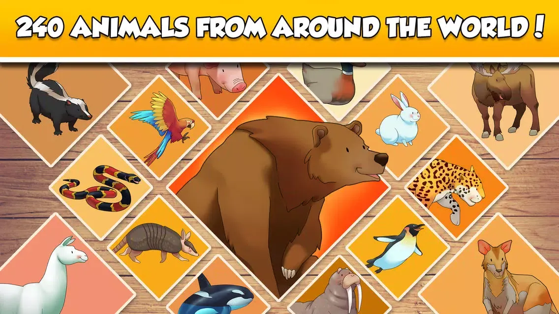 Ảnh chụp màn hình của Fun Puzzle: World Animals-Full