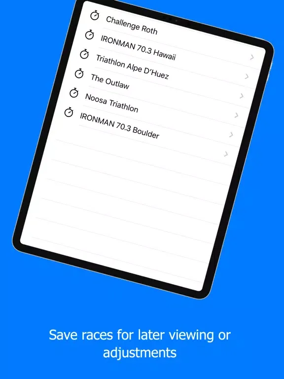 Splits - Triathlon Calculator iPad  स्क्रीनशॉट