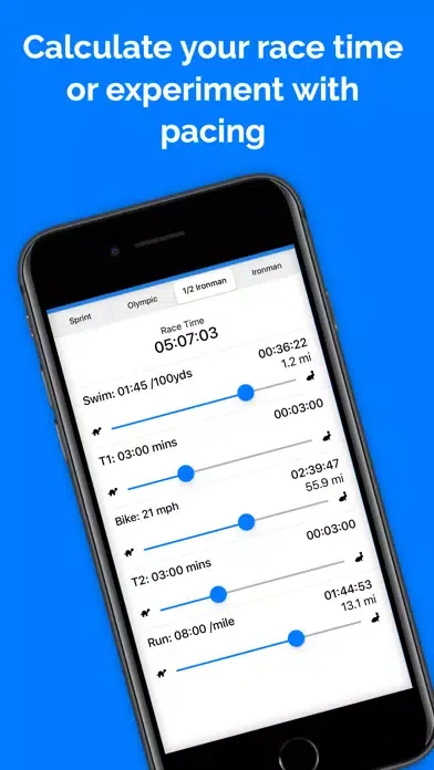 Splits - Triathlon Calculator स्क्रीनशॉट