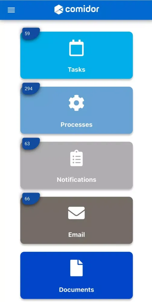 Comidor – Low-code Platform Screenshots