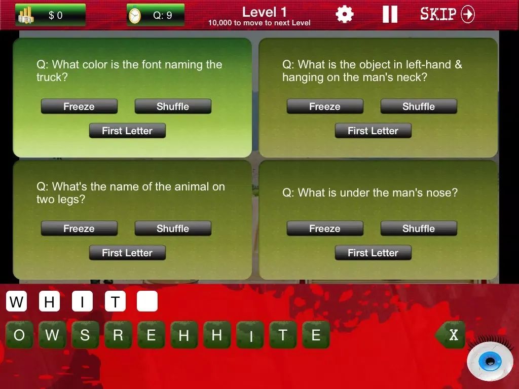 Tangkapan skrin Blink4 Crime Scene iPad 