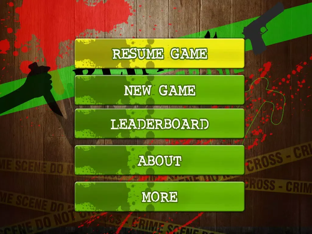 Tangkapan skrin Blink4 Crime Scene iPad 
