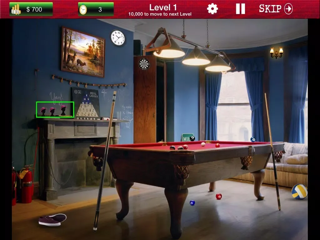 Tangkapan skrin Blink4 Crime Scene iPad 