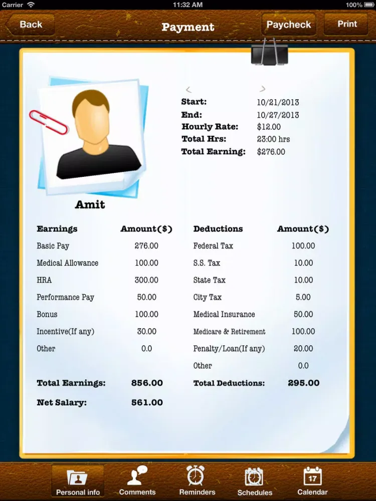 Employee Organizer for Business Lite iPad 应用截图