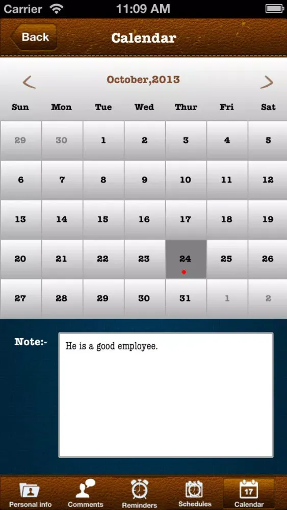 Employee Organizer for Business Lite应用截图