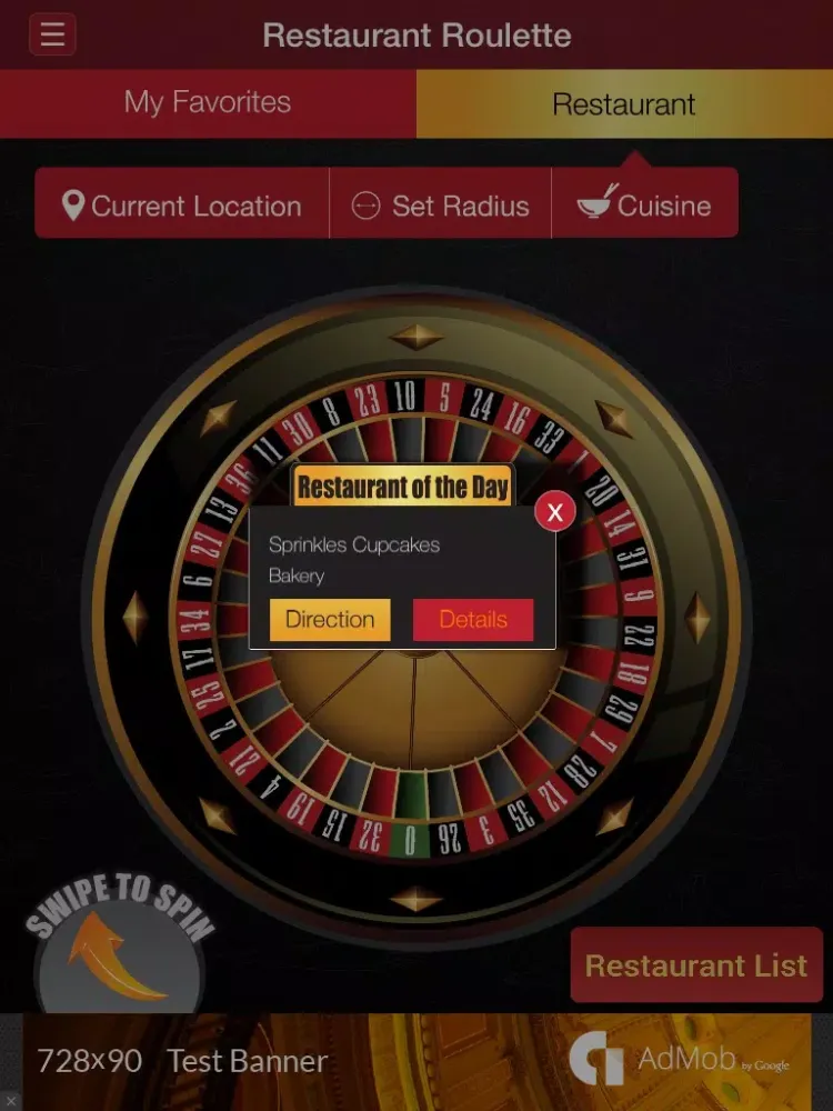 Captures d'écran de Restaurants Roulette iPad 