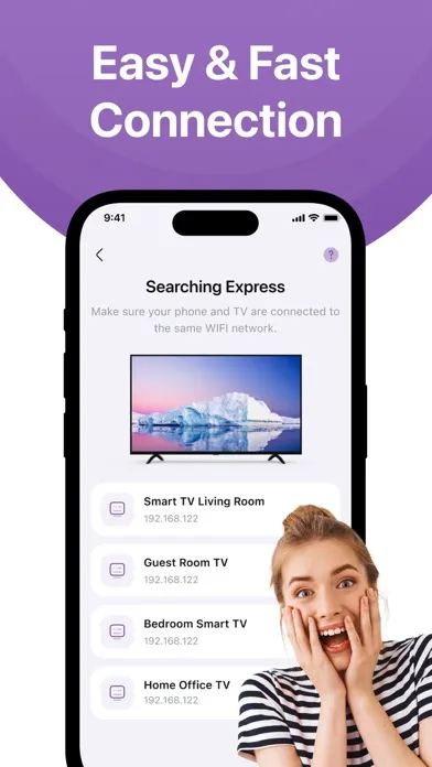Roku Remote TCL Cast Control应用截图