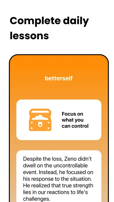 Capturas de tela do Betterself: Daily Philosophy