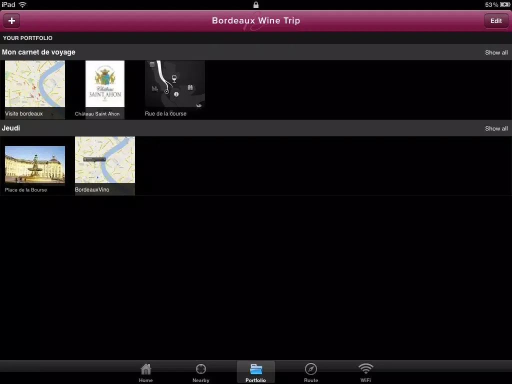 تصاویر Bordeaux Wine Trip iPad 