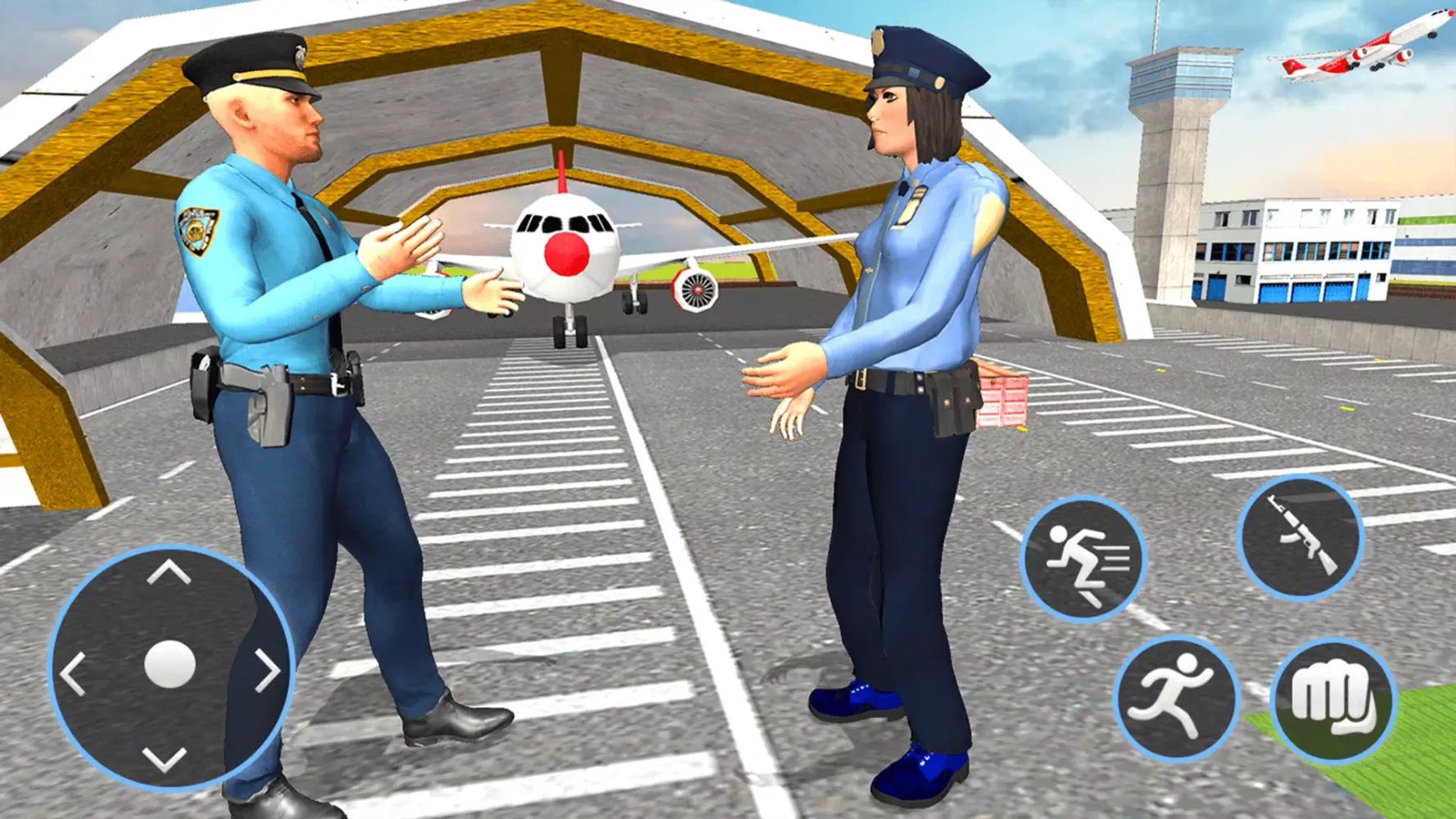 Tangkapan skrin Border Patrol Airport Security