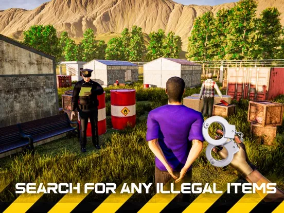 Border Patrol Police Game 2023 iPad 應用截圖