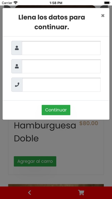 Zrzuty ekranu Order Food