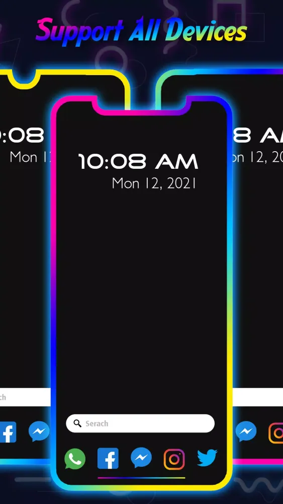 Capturas de pantalla de Edge lighting