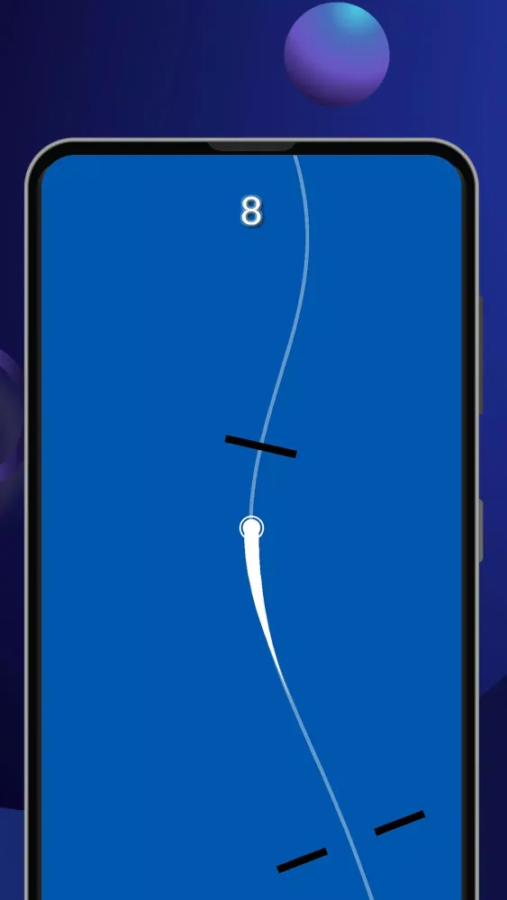 Infinite Wall Borderline Game سکرین شاٹس