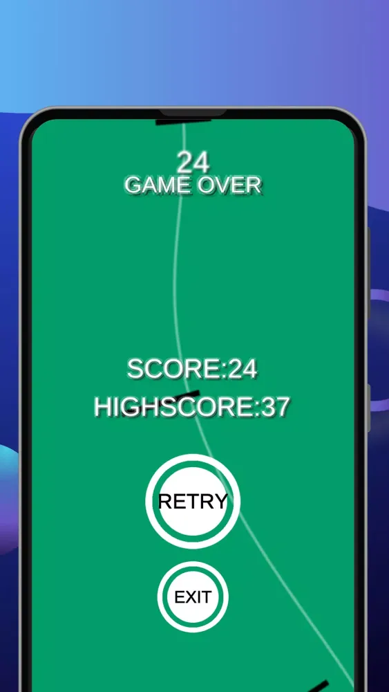Infinite Wall Borderline Game سکرین شاٹس