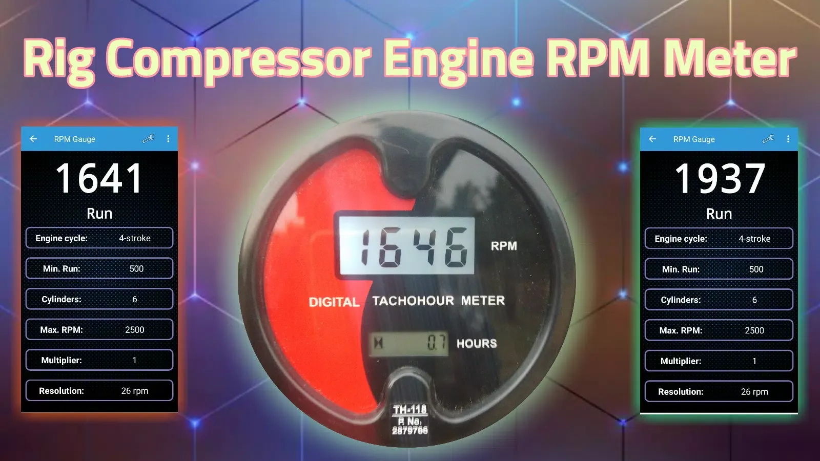 Скриншоты RPM Meter : For Rig Compressor