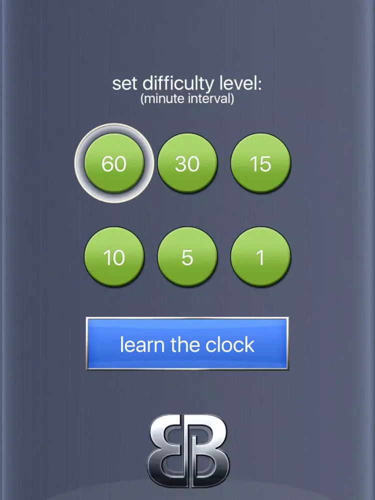 BB Teaching Clock iPad  Ekran Görüntüleri