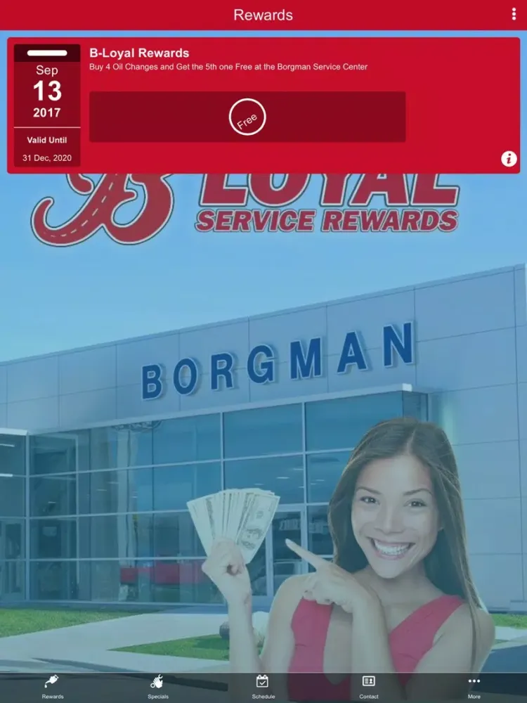 Capturas de tela do Borgman Ford Mazda iPad 
